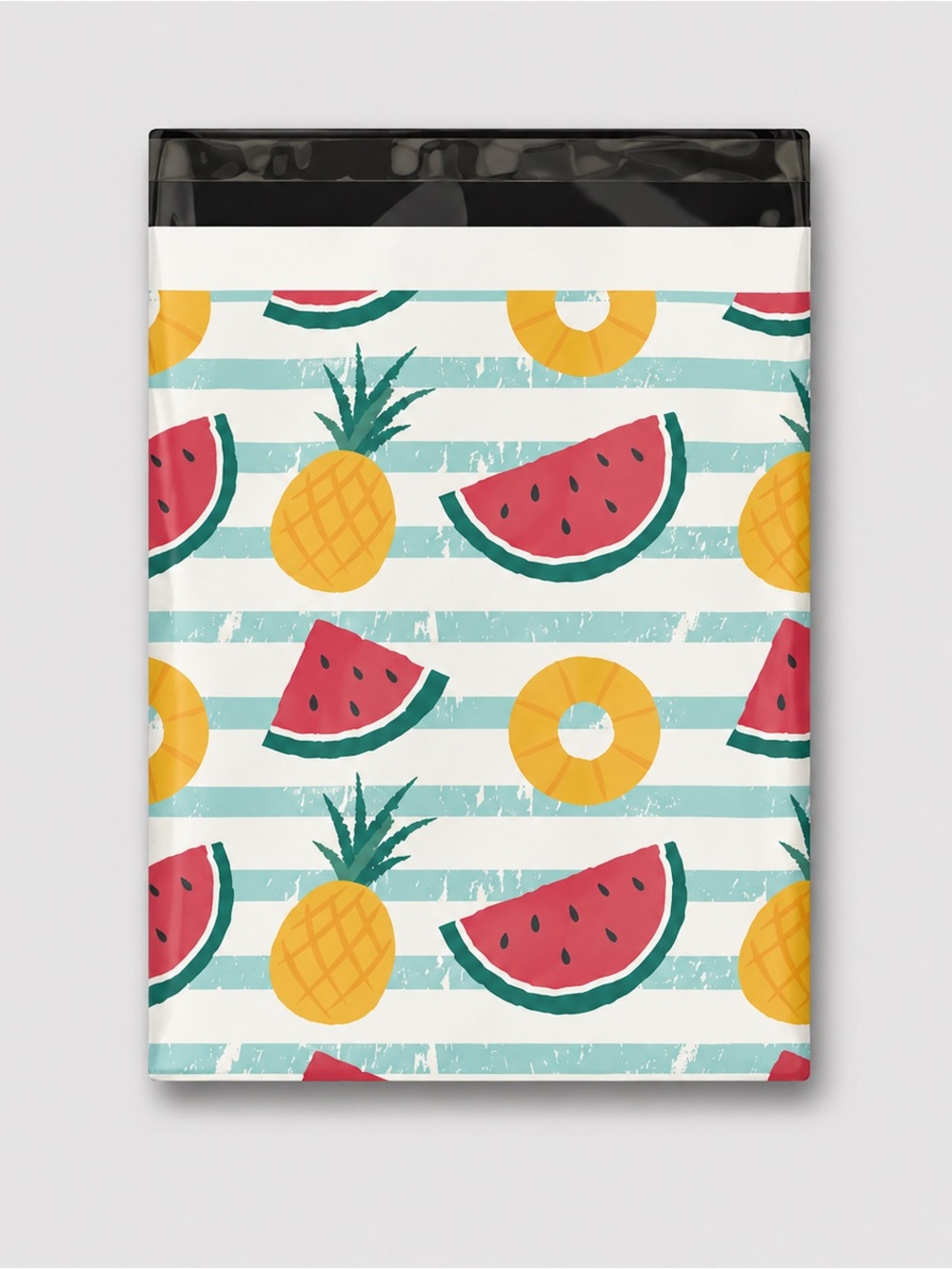 20 Watermelon Pineapple Fruit Polymailers 10x13 Shipping Bags Boutique Packaging - Picture 3 of 5